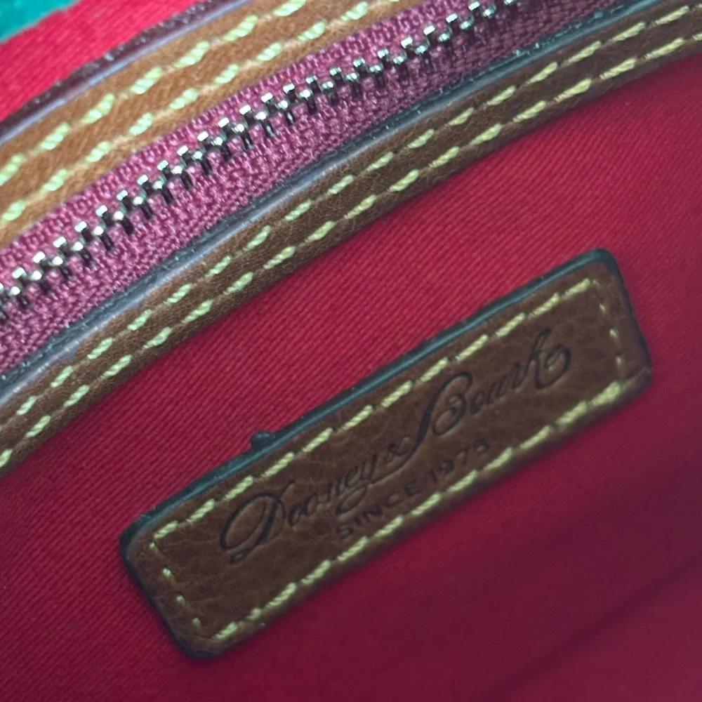 Dooney & Bourke Florentine Cameron Crossbody Bag Brown Leather - Picture 5 of 11